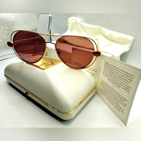 🏆Boucheron Paris BC0030S 006‼️Size 55-15-140‼️Palladium plated‼️ - Picture 4 of 16